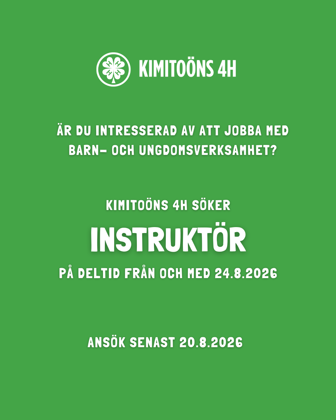 Rekrytering av instruktör featured image